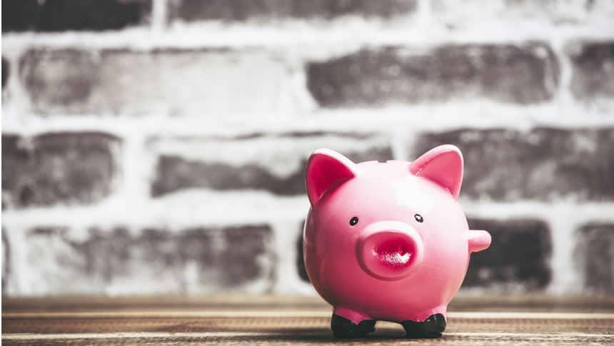 ブタさんの貯金箱