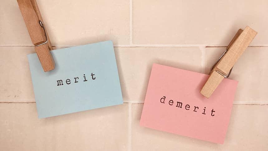 メリットとデメリットのメモ用紙