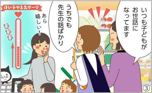 いつもお世話になってます。うちでも先生の話ばかり。